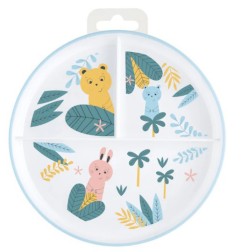 ASSIETTE APPRENTISSAGE AVEC COMPARTIMENT