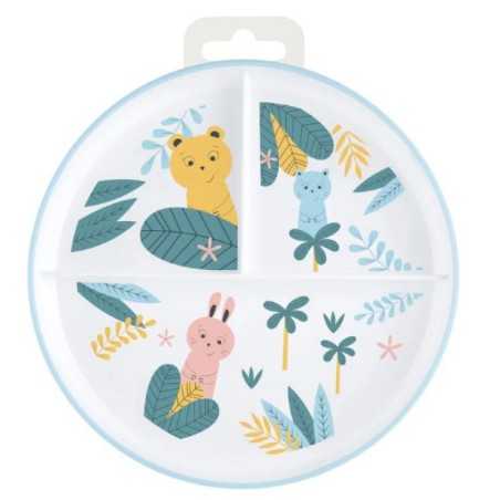 ASSIETTE APPRENTISSAGE AVEC COMPARTIMENT