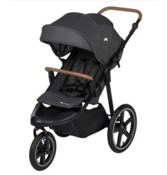 POUSSETTE CLOUDY 3 ROUES MINERAL GRAPHITE