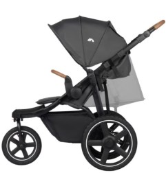 POUSSETTE CLOUDY 3 ROUES MINERAL GRAPHITE