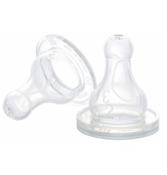 LOT 2 TETINES SILICONE 1ER AGE