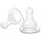 LOT 2 TETINES SILICONE 1ER AGE