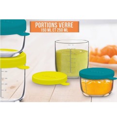 PORTION VERRE 150 ML BLUE