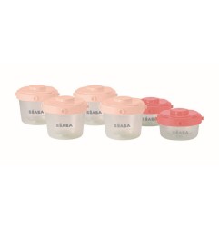 LOT 6 PORTIONS CLIP PINK 60 ET 120 ML