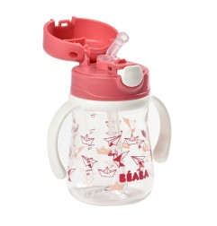 TASSE PAILLE 350 ML - DARK PINK