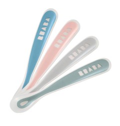 LOT DE 4 CUILLERES SILICONE 1ER AGE WENDY