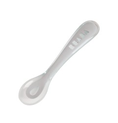 CUILLERE SILICONE 2EME AGE GRIS