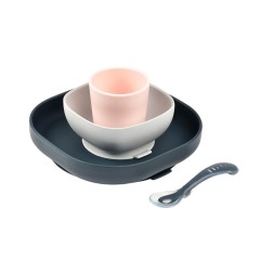 COFFRET REPAS SILICONE 4 PIECES