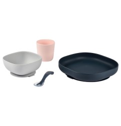 COFFRET REPAS SILICONE 4 PIECES