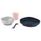 COFFRET REPAS SILICONE 4 PIECES