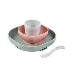 COFFRET REPAS SILICONE 4 PIECES