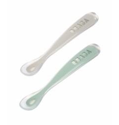 LOT DE 2 CUILLERES 1ER AGE SILICONE
