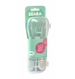 LOT DE 2 CUILLERES 1ER AGE SILICONE