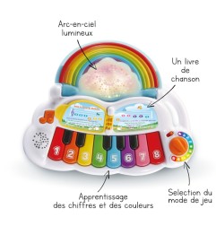 PIANO ARC EN CIEL LUMI MAGIQUE