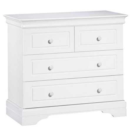 COMMODE 4 TIROIRS ELODIE BLANC