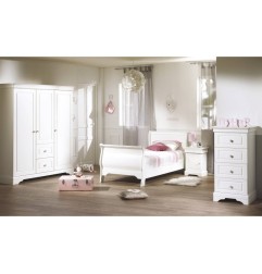 CHIFFONNIER 4 TIROIRS ELODIE BLANC