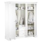 ARMOIRE 3 VOLUMES ELODIE BLANC