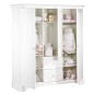 ARMOIRE 3 VOLUMES ELODIE BLANC