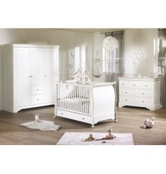 ARMOIRE 3 VOLUMES ELODIE BLANC