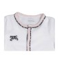 PYJAMA VELOURS BLANC TAILLE 3 MOIS MISS FLEUR DE LUNE