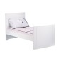 LITTLE BIG BED 140X70 LOFT BLANC