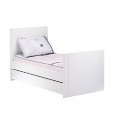 LITTLE BIG BED 140X70 LOFT BLANC