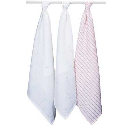 LANGES 70X70CM LOT DE 3