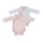 BODIES BLANC/ROSE LOT DE 2