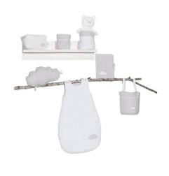 LOT DE 3 PANIERES GIGOGNES GRIS LILY GREY