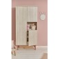 ARMOIRE 1 GDE ET 2 PETITES PORTES NICHE OPALINE RO