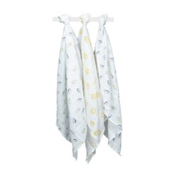 LANGES 70X70CM LOT DE 3