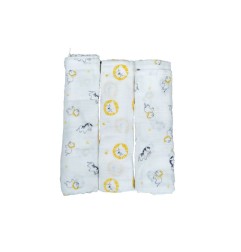 LANGES 70X70CM LOT DE 3