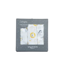 LANGES 70X70CM LOT DE 3