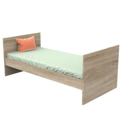 LIT 140X70 EVOLUTIF EN 190 BLANC NOVA BLANC LIN EVOLUTIF EN 90X190 ET 140X190 N