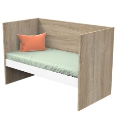 LIT 140X70 EVOLUTIF EN 190 BLANC NOVA BLANC LIN EVOLUTIF EN 90X190 ET 140X190 N