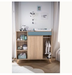 COMMODE A LANGER EVOLUTIVE EN BUREAU ARG NOVA ARGILE DOUCE NOVA