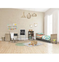 COMMODE A LANGER EVOLUTIVE EN BUREAU GRI NOVA GRIS VOLCAN NOVA