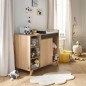 COMMODE A LANGER EVOLUTIVE EN BUREAU GRI NOVA GRIS VOLCAN NOVA