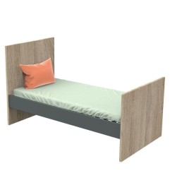 LITTLE BIG BED 140 X 70 GRIS NOVA GRIS VOLCAN NOVA