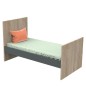 LITTLE BIG BED 140 X 70 GRIS NOVA GRIS VOLCAN NOVA