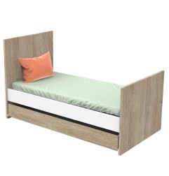 LITTLE BIG BED 140 X 70 BLANC NOVA BLANC LIN NOVA