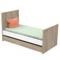 LITTLE BIG BED 140 X 70 BLANC NOVA BLANC LIN NOVA