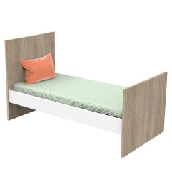 LITTLE BIG BED 140 X 70 BLANC NOVA BLANC LIN NOVA