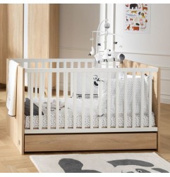 LITTLE BIG BED 140 X 70 BLANC NOVA BLANC LIN NOVA