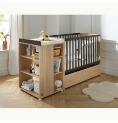 LIT COMBINE EVOLUTIF 120X60 GRIS NOVA GRIS VOLCAN NOVA