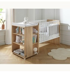 LIT COMBINE EVOLUTIF 120X60 BLANC NOVA BLANC LIN NOVA