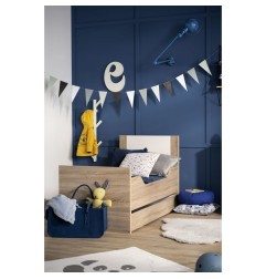LITTLE BIG BED 140 X 70 BLANC BOIS ANTONIN