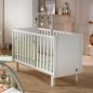 LIT BEBE 120X60 ELEONORE BLANC