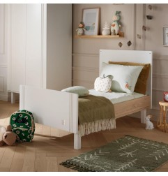 LITTLE BIG BED 140X70 ELEONORE BLANC