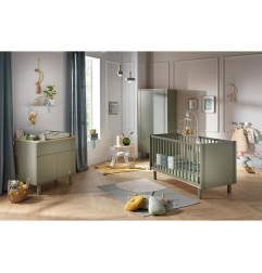 LITTLE BIG BED 140X70 ELEONORE KAKI